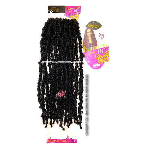 Cherish Bulk I Butterfly Locs l  Pre Looped l Crochet Hair l Faux Locs 12" - 18" Lengths